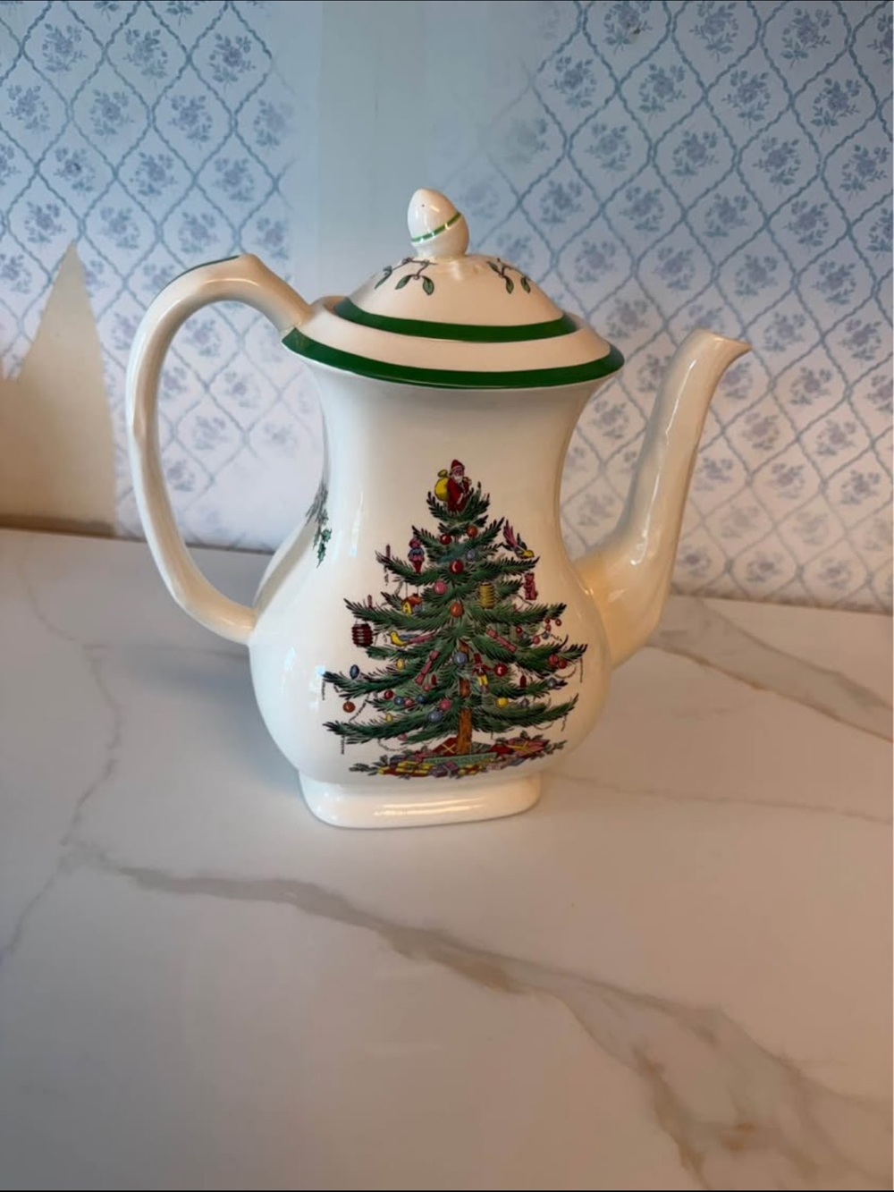 Spode Holiday Ceramic Coffee Pot